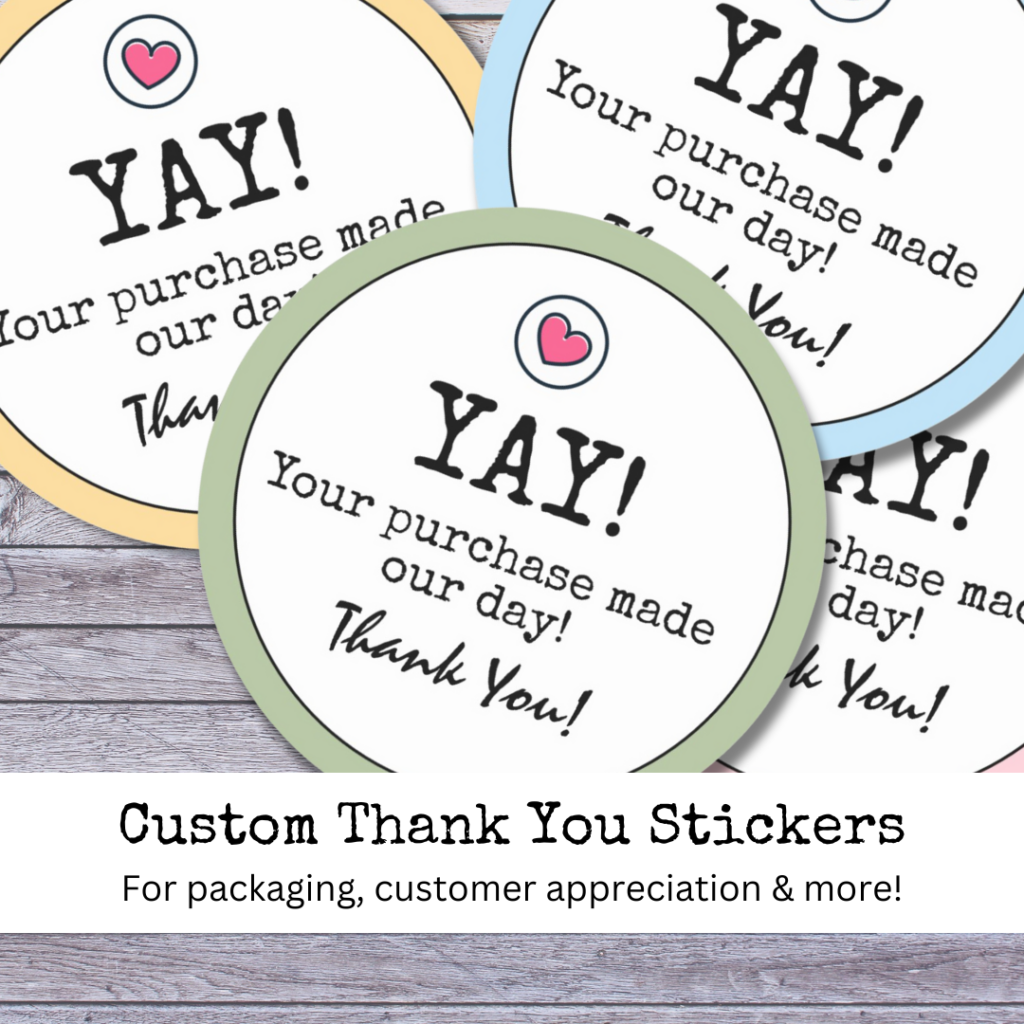 Custom Business Thank You Stickers Blog Post Pic