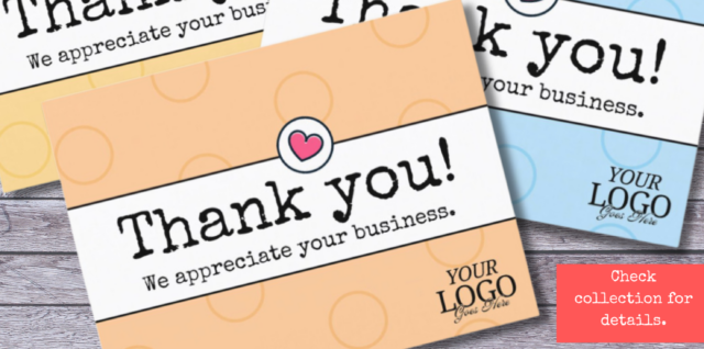 Pictured: Elegant Retro Inspired Thank You's With Hearts