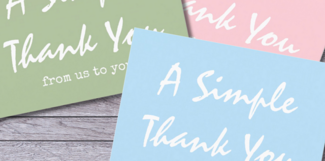 A Simple Thank You POST COVER PIC