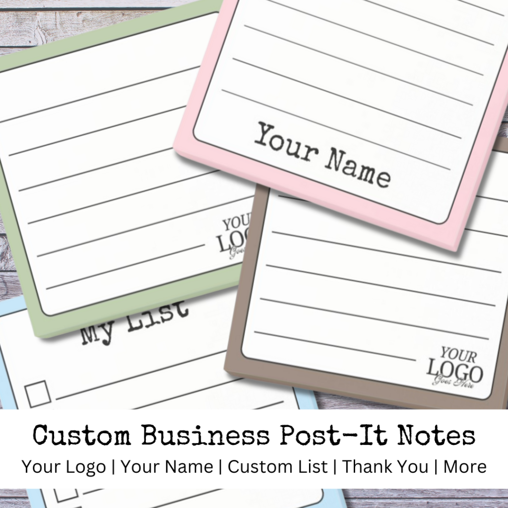 Custom Lined Post It Notes Blog Pic