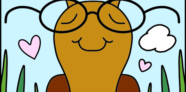 Cute Snail Bright Day