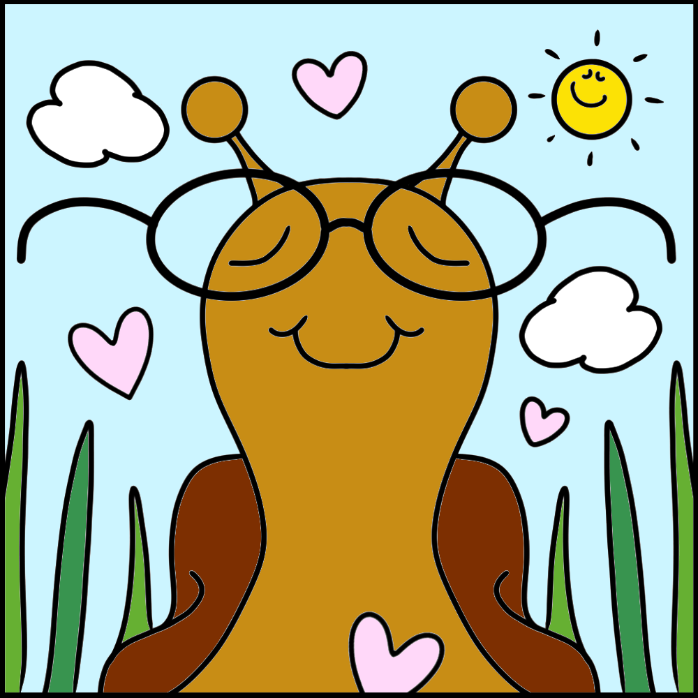 Cute Snail Bright Day (colored)