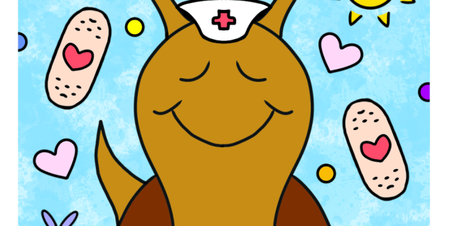 Cute Snail Get Well Soon Nurse